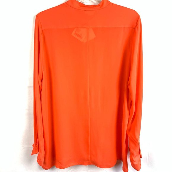 American Vintage Jamestown Silk Blouse Medium - Picture 6 of 10